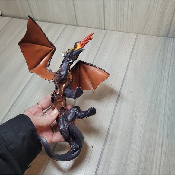 Papo 2007 Medieval Knights Dragon Of Darkness Figurine Toy PVC Character 10" - Picture 9 of 13